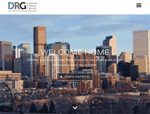 Tablet Screenshot of denverrealtygroup.com